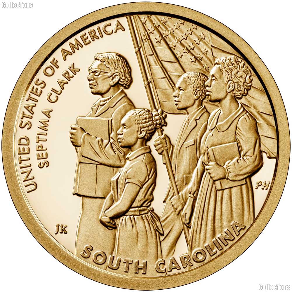 2020-S American Innovation South Carolina Dollar PROOF Coin 2020 Dollar