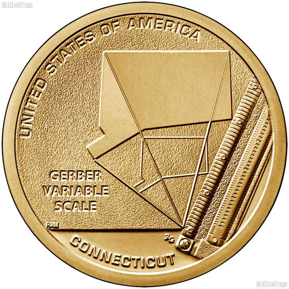 2020-P American Innovation Connecticut Dollar BU