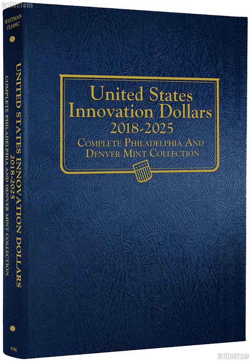 U.S. Innovation Dollars P & D 2018 - 2025 Whitman Classic Album #4788