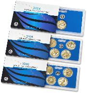2018-S, 2019-S & 2020-S San Francisco American Innovation Dollar PROOF Sets with Box and COA