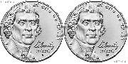 2020 P & D Jefferson Nickels Gem BU (Brilliant Uncirculated)