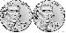 2020 P & D Jefferson Nickels Gem BU (Brilliant Uncirculated)