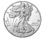 2021 American Silver Eagle Dollar BU (Type 1, original design)