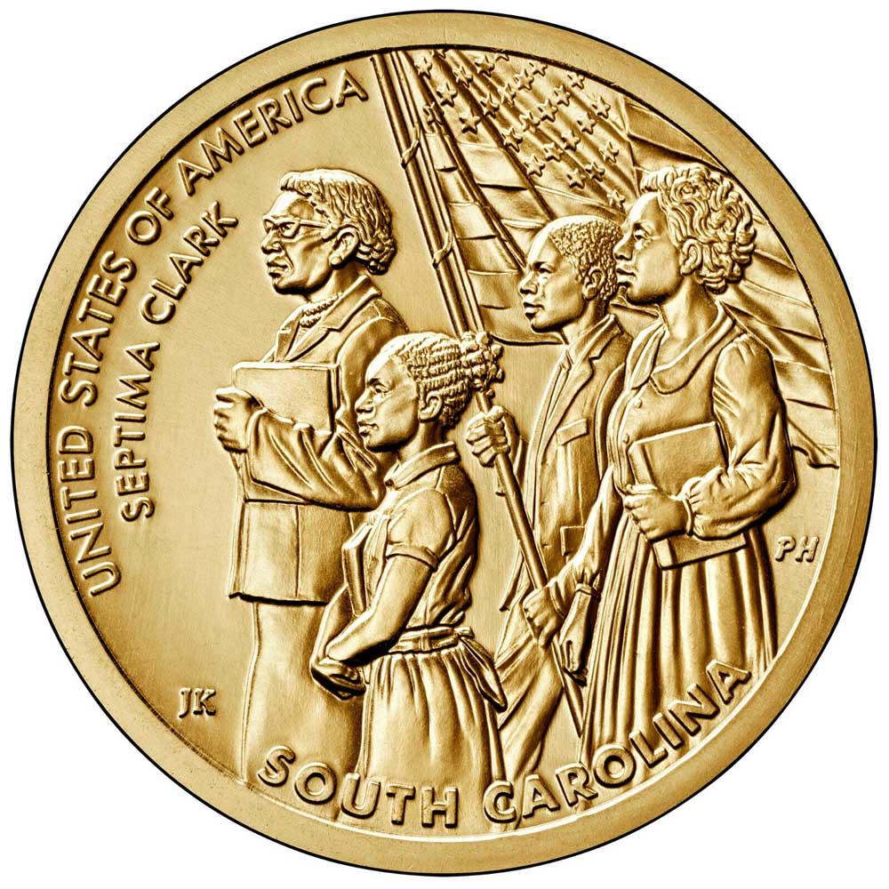2020-P American Innovation South Carolina Dollar BU Coin 2020 Dollar