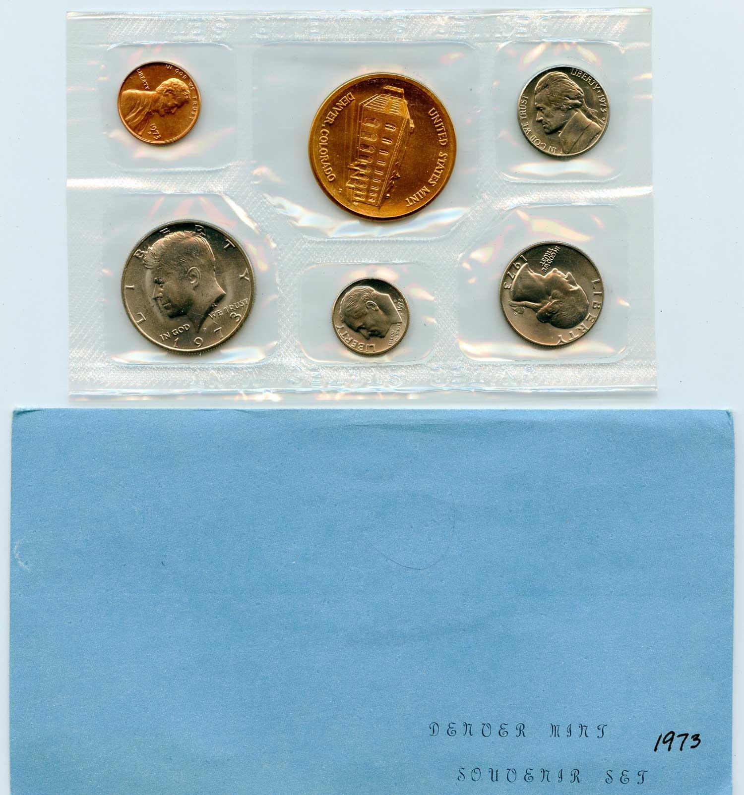 1973 Denver Mint Souvenir Set
