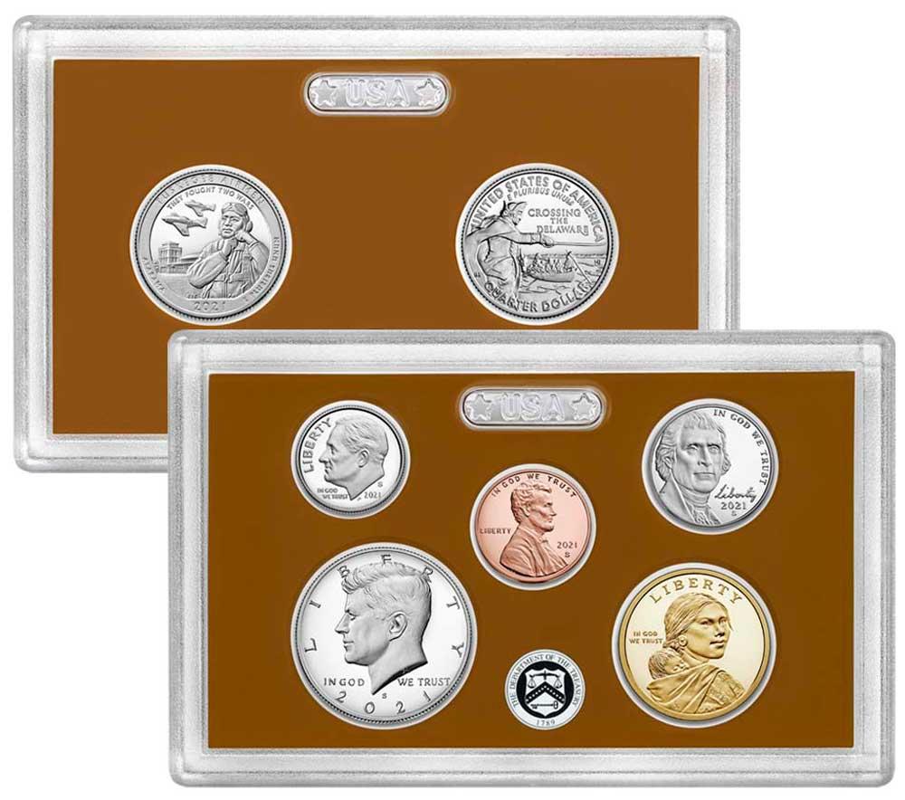 2021 PROOF SET * ORIGINAL * 7 Coin U.S. Mint Proof Set