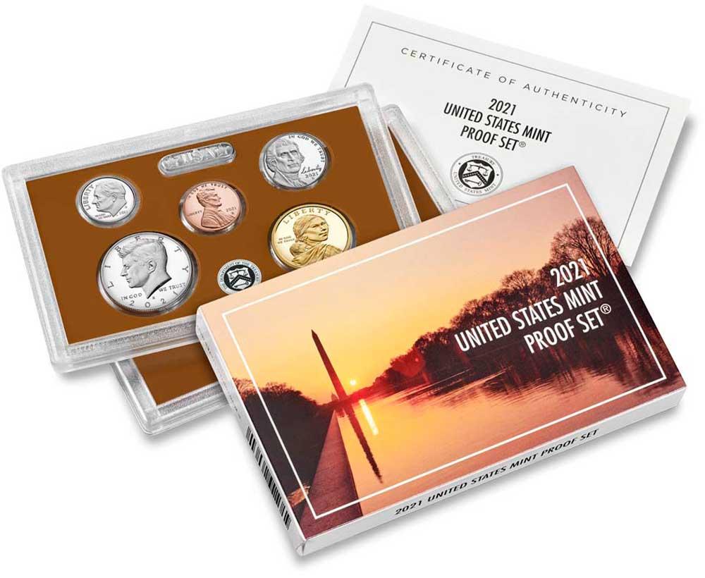 2021 PROOF SET * ORIGINAL * 7 Coin U.S. Mint Proof Set