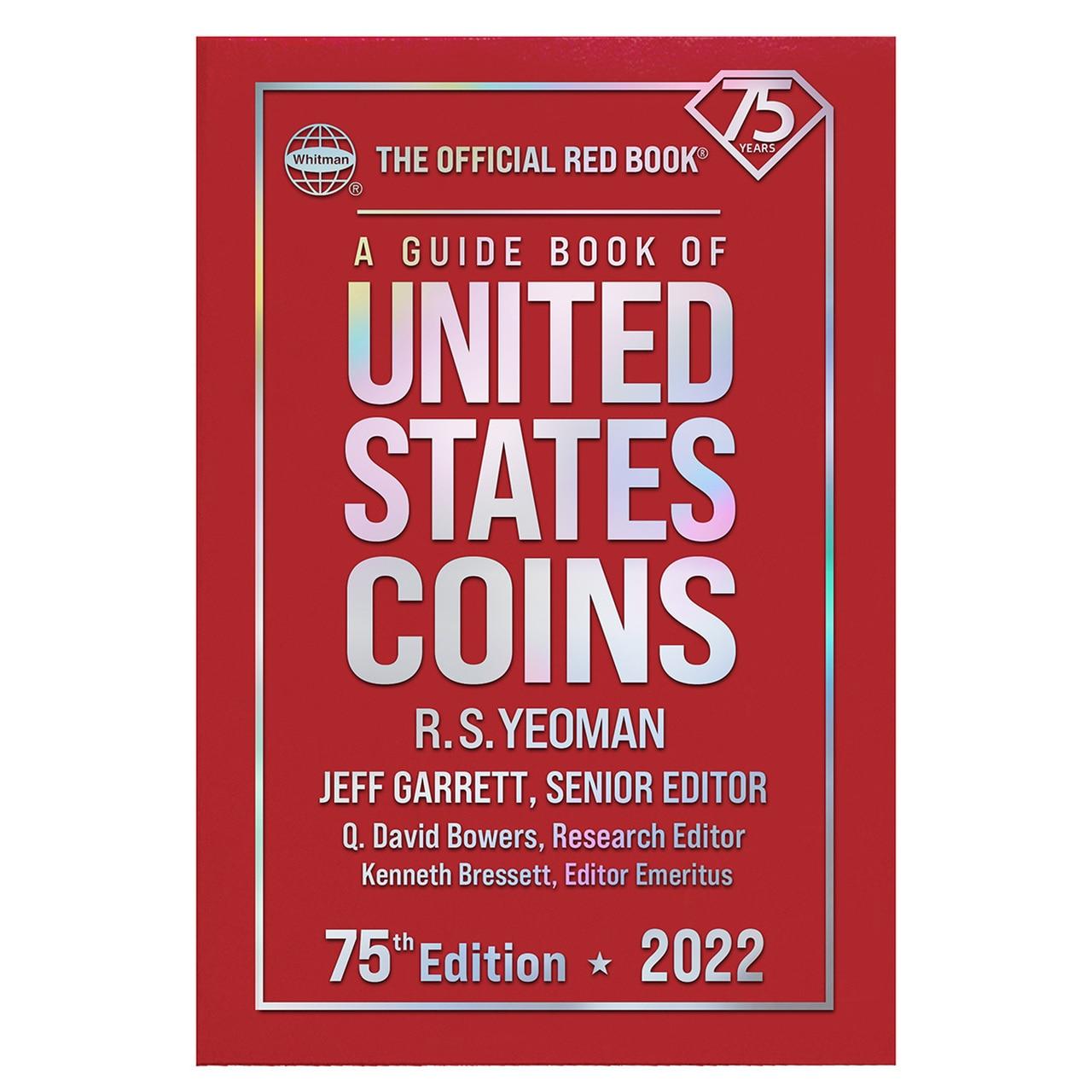 Whitman Red Book of United States Coins 2022 - 75th Anniversary Edition - Hard Cover
