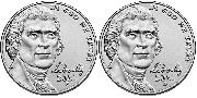 2021 P & D Jefferson Nickels Gem BU (Brilliant Uncirculated)