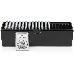 BCW Slotted Box Single Row Black Storage Box for BCW Slabs