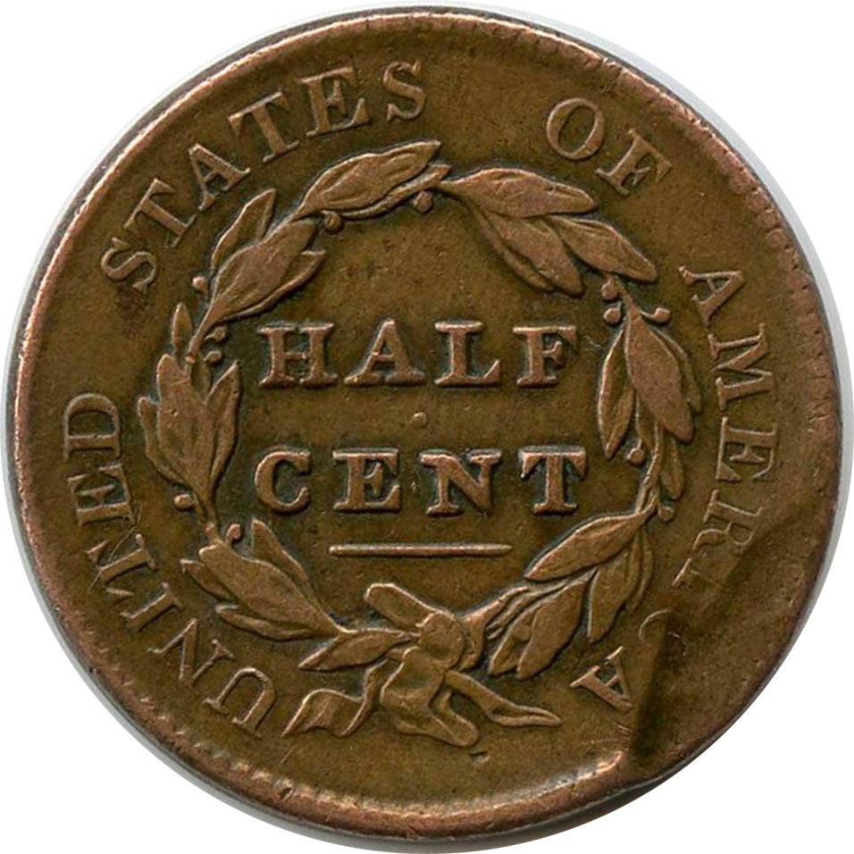 Cull Classic Head Half Cent