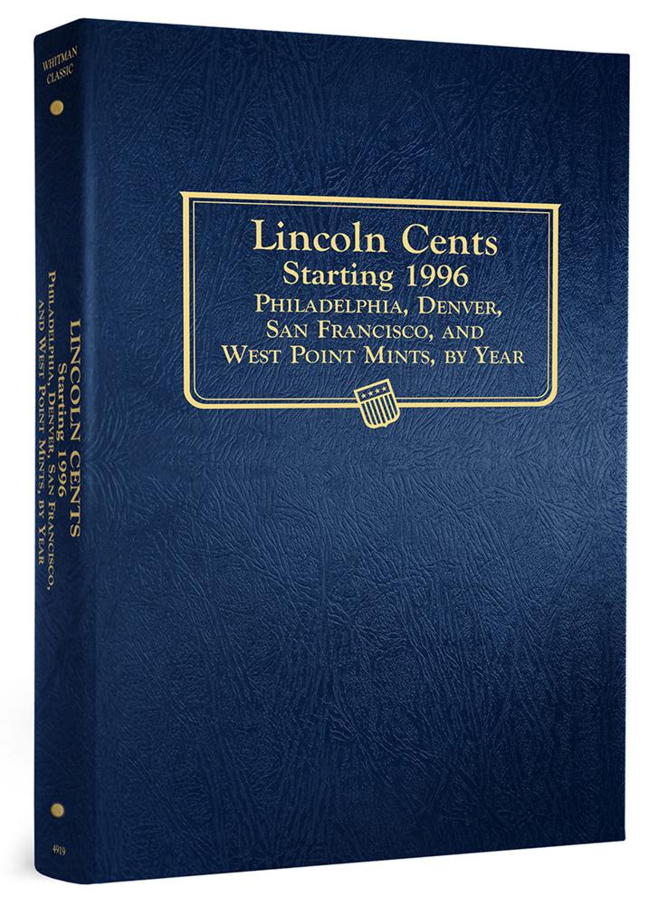 Lincoln Cents 1996-Date Whitman Classic Album #4919