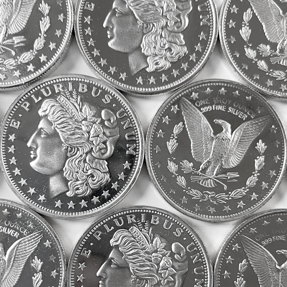 1-Ounce .999 Fine SILVER Rounds - E Pluribus Unum