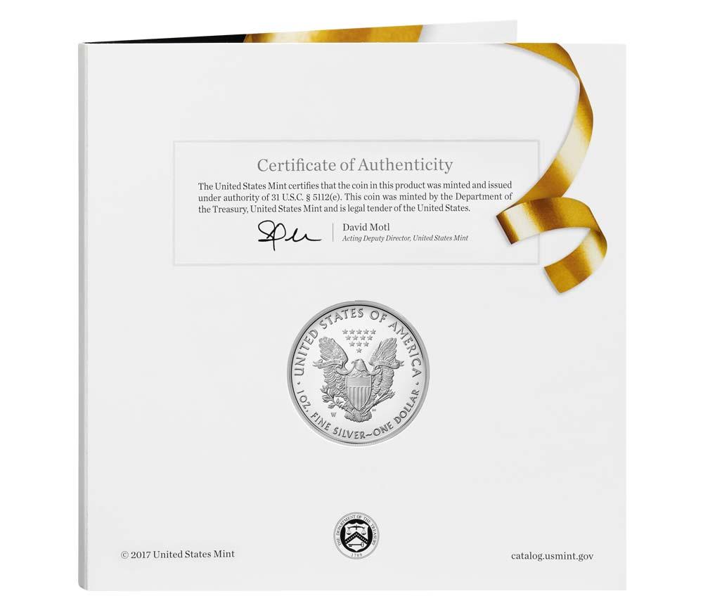 2018 Congratulations Set US Mint W Proof American Silver Eagle Dollar