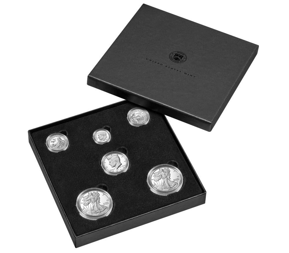 2021 Limited Edition SILVER Proof Set American Eagle Collection - 6 Coin U.S. Mint Proof Set