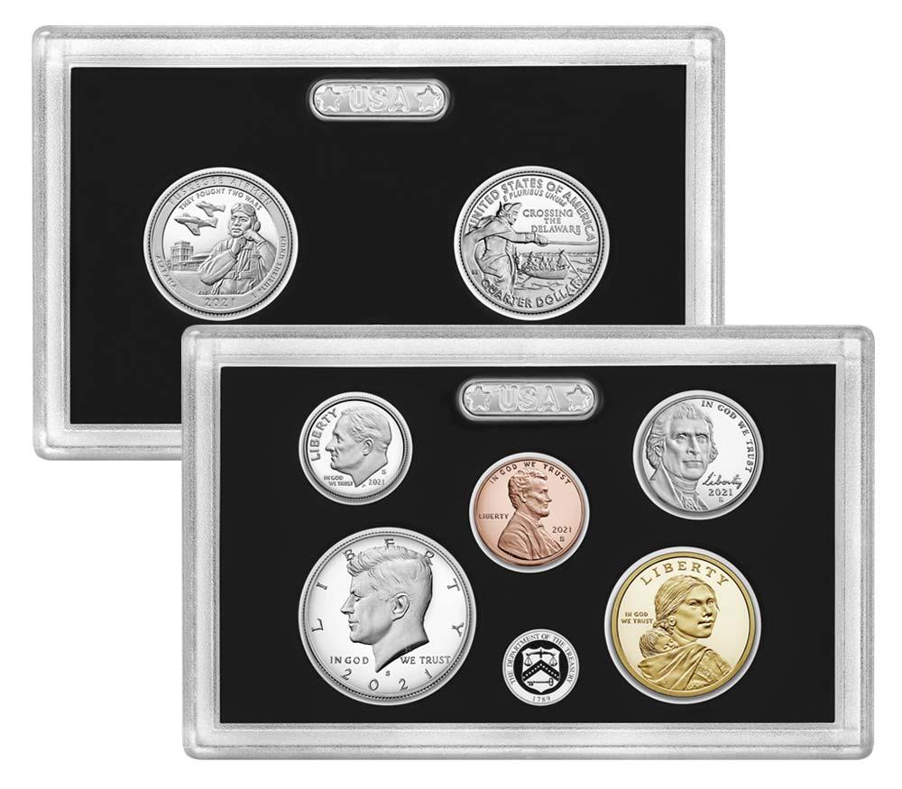 2021 SILVER PROOF SET * ORIGINAL * 7 Coin U.S. Mint Proof Set