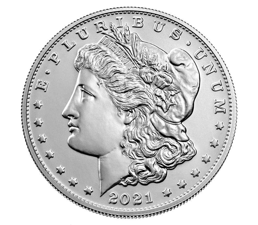 2021 Morgan Silver Dollar with CC Privy Mark Uncirculated (BU)