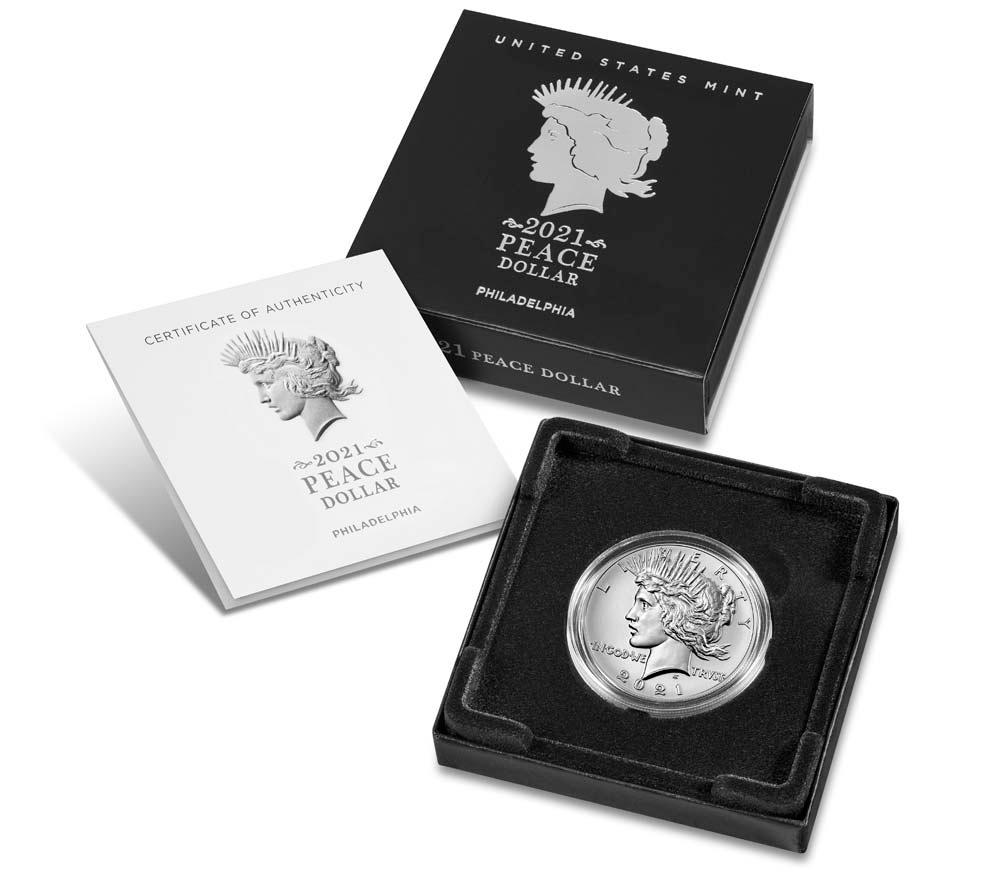 2021 Peace Silver Dollar Uncirculated (BU)