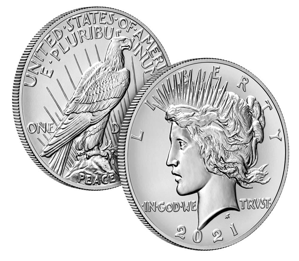 2021 Peace Silver Dollar Uncirculated (BU)