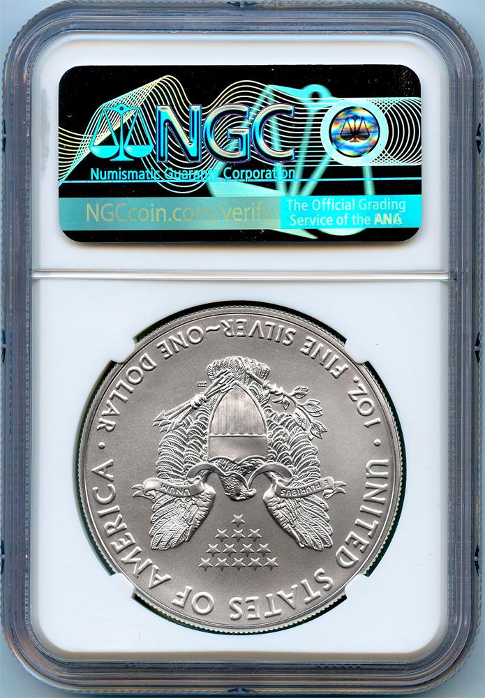 2019 American Silver Eagle Dollar in Early Releases NGC MS 70