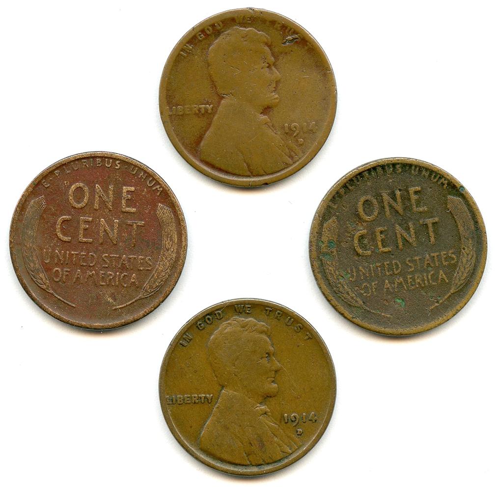 1914-D Lincoln Wheat Cent KEY DATE Filler