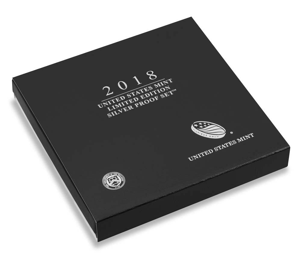2018 Limited Edition SILVER Proof Set - 8 Coin U.S. Mint Proof Set