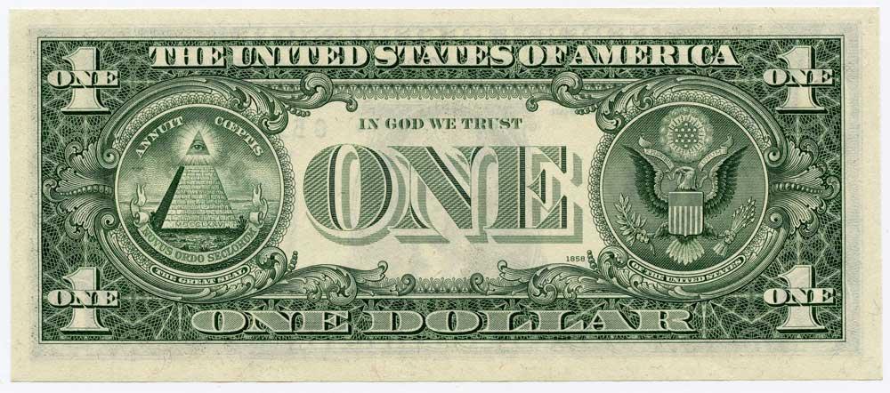 One Dollar Bill Federal Reserve Note FRN Series 1974 US Currency CU Crisp Uncirculated