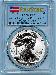 2021-S American Silver Eagle Dollar Type 2 REVERSE PROOF in PCGS First Strike PR 69