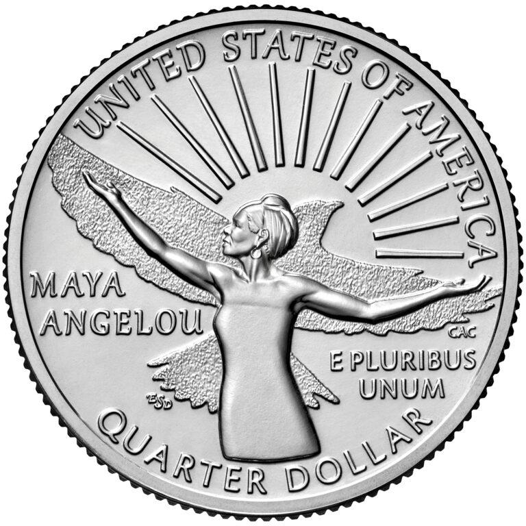 2022-D Maya Angelou American Women Quarter GEM BU