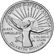 2022-D Maya Angelou American Women Quarter GEM BU