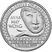 2022-S Anna May Wong American Women Quarter GEM SILVER PROOF