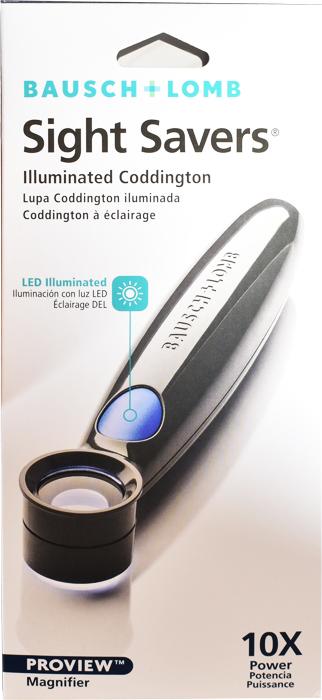 Bausch & Lomb Coddington 10X Illuminated Magnifier