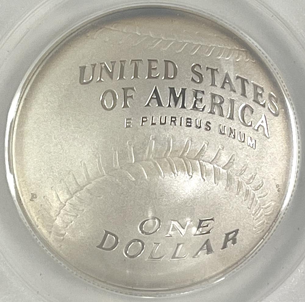 2014-P Commemorative Baseball Hall of Fame Silver Dollar Set, Signed by Nolan Ryan, ANACS Certified in MS70 & PR70