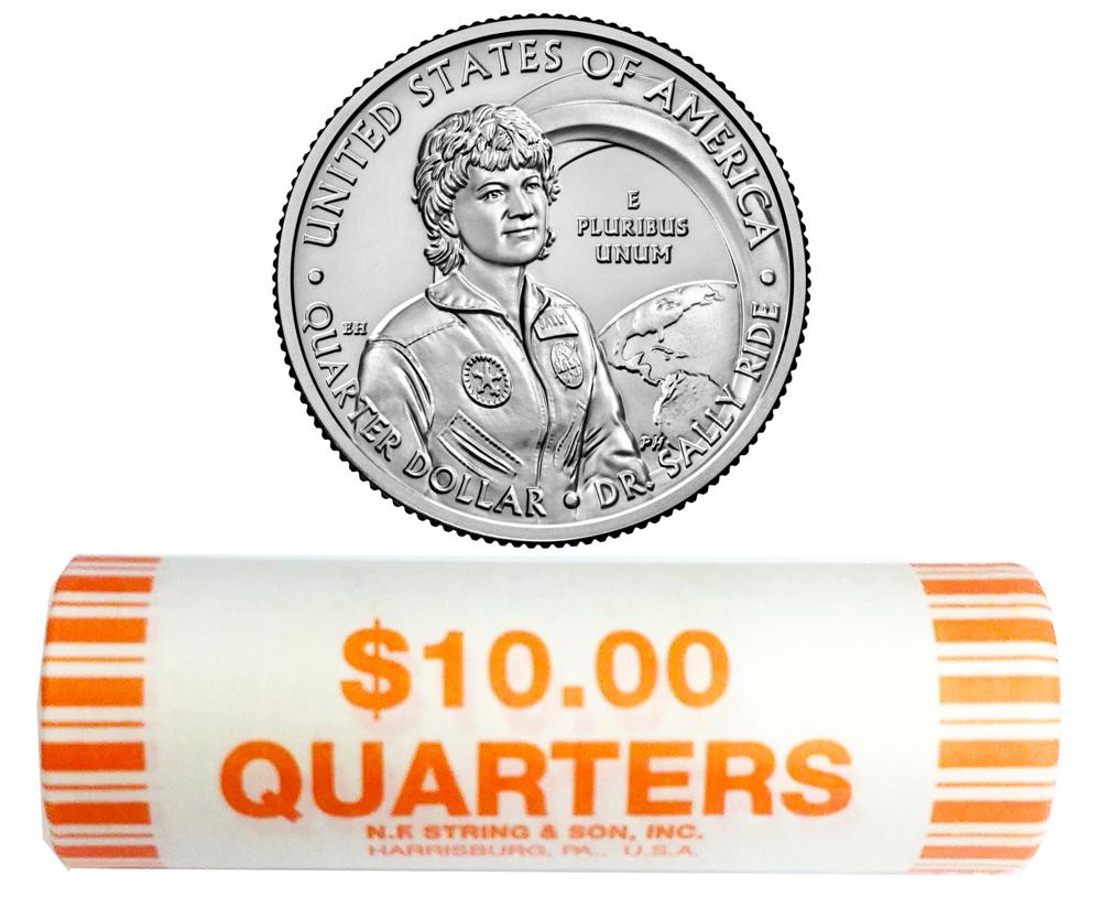 2022-P Sally Ride American Women Quarter ROLL GEM BU