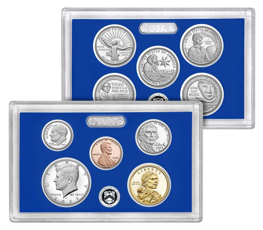 2022 PROOF SET * ORIGINAL * 10 Coin U.S. Mint Proof Set