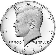 2022-S Kennedy Half Dollar * GEM PROOF 2022-S Kennedy Proof