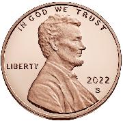 2022-S Lincoln Shield Cent * PROOF Lincoln Union Shield Penny