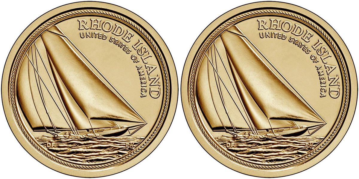 2022 P & D American Innovation Rhode Island Dollars BU