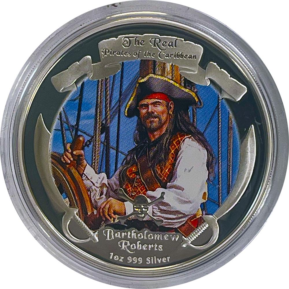 2011 Real Pirates of the Caribbean 1oz Silver Proof Four Coin Set from Niue
