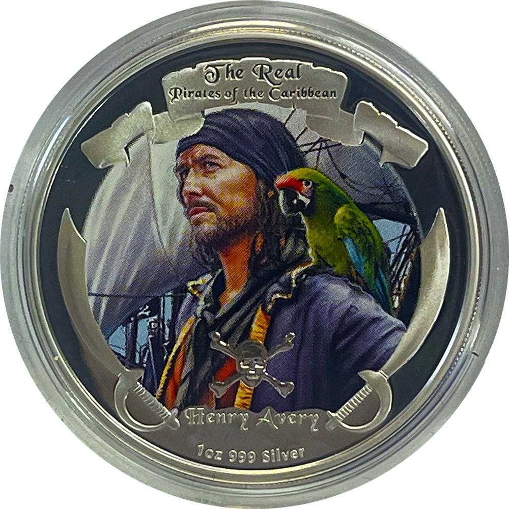 2011 Real Pirates of the Caribbean 1oz Silver Proof Four Coin Set