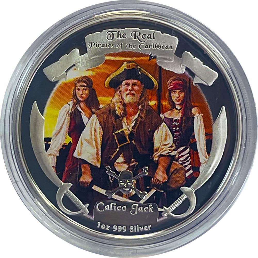 2011 Real Pirates of the Caribbean 1oz Silver Proof Four Coin Set
