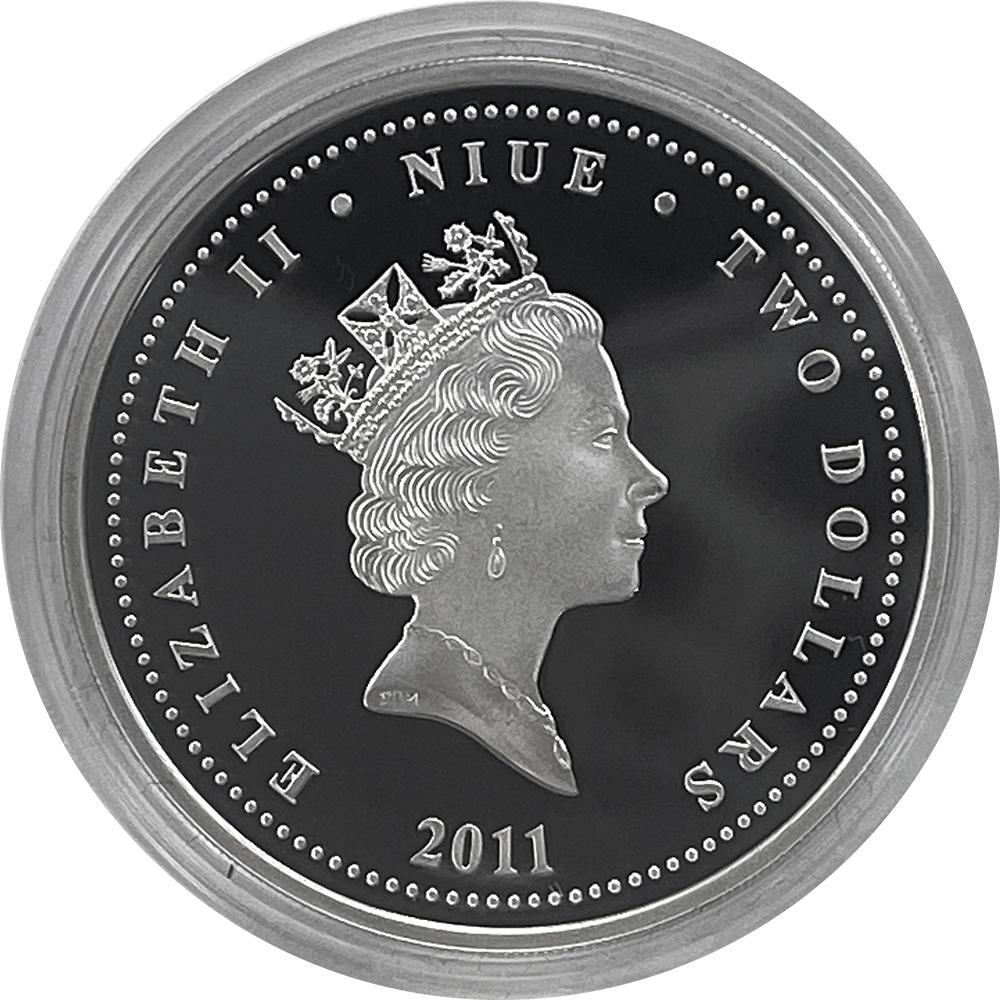 2011 Real Pirates of the Caribbean 1oz Silver Proof Four Coin Set