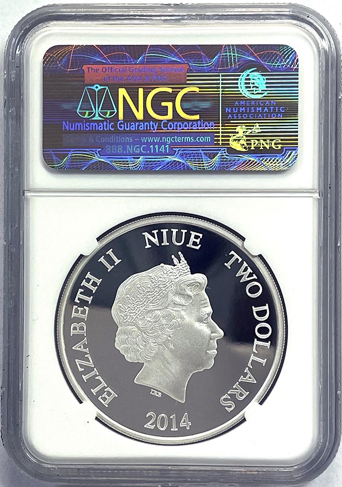 2014 Disney Limited Edition 1oz Silver Proof Six Coin Set in NGC PF 70 Ultra Cameo from Niue