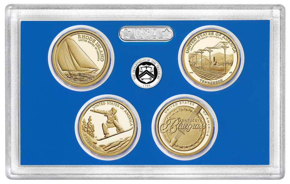 2022-S American Innovation Dollars PROOF Set In Box with COA 2022 Dollars