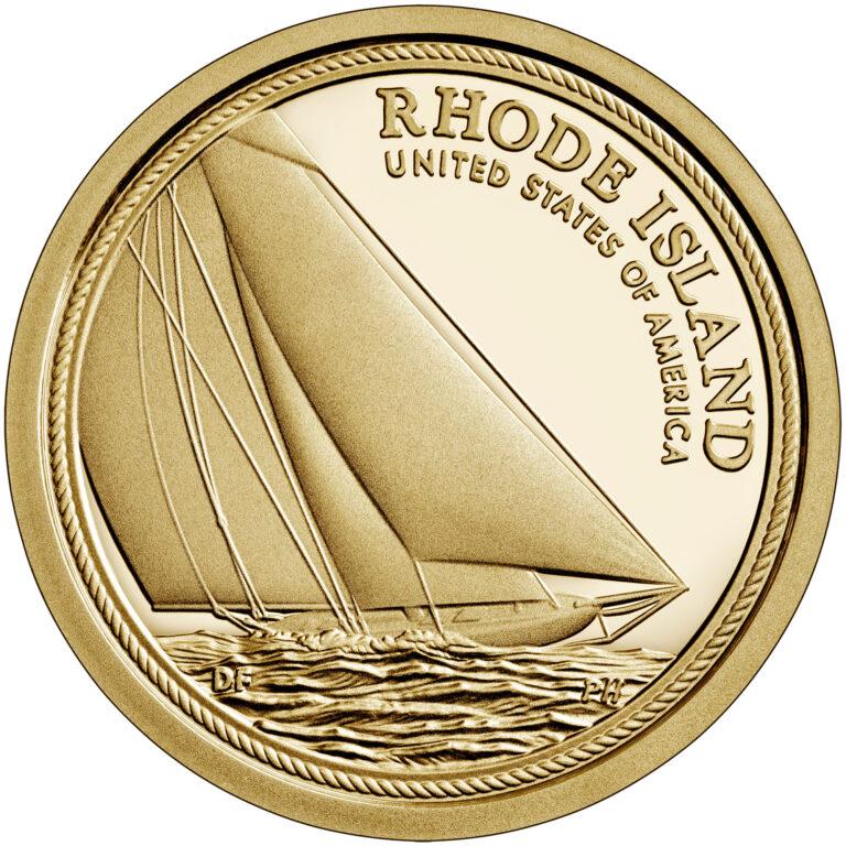 2022-S American Innovation Rhode Island Dollar PROOF Coin 2022 Dollar