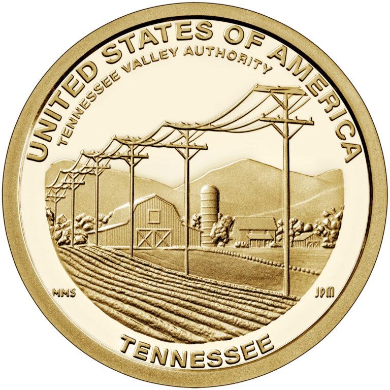 2022-S American Innovation Tennessee Dollar PROOF Coin 2022 Dollar