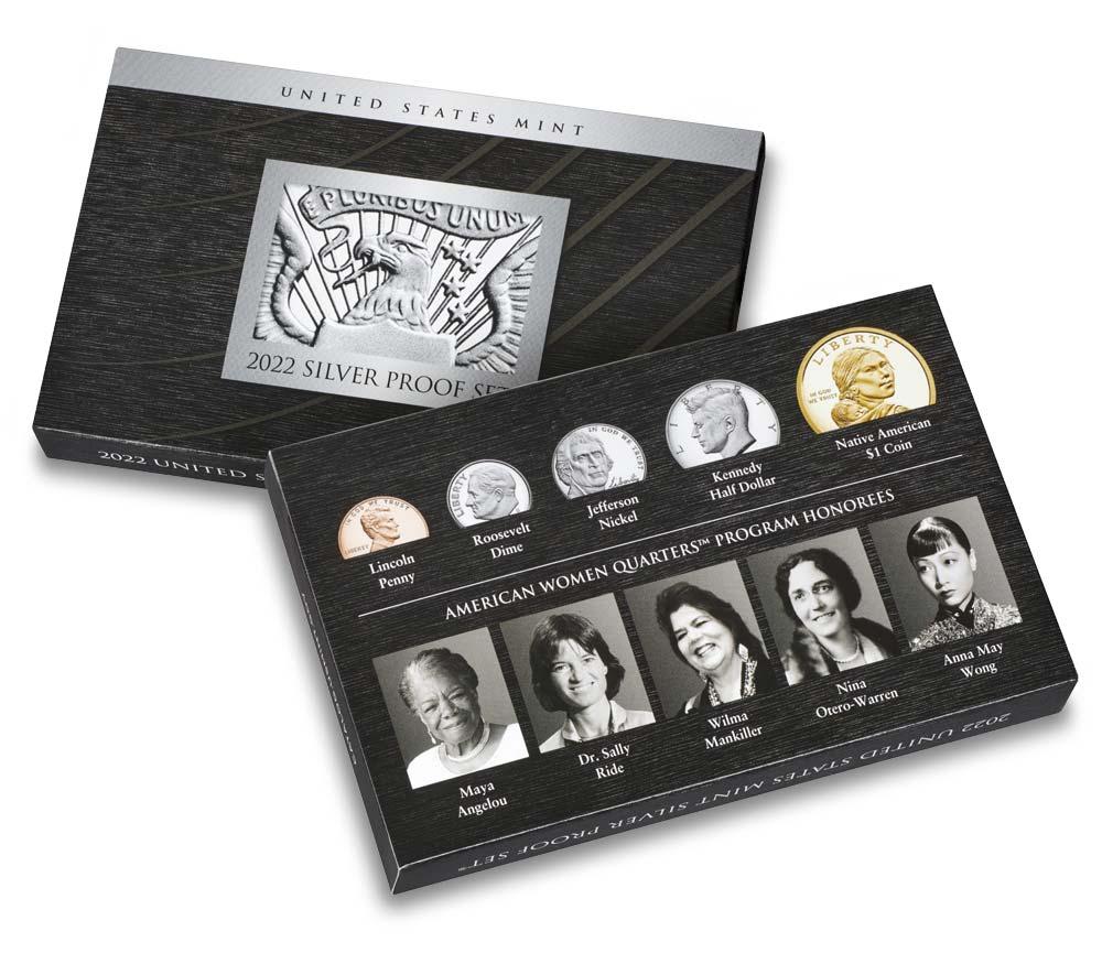 2022 SILVER PROOF SET * ORIGINAL * 10 Coin U.S. Mint Proof Set