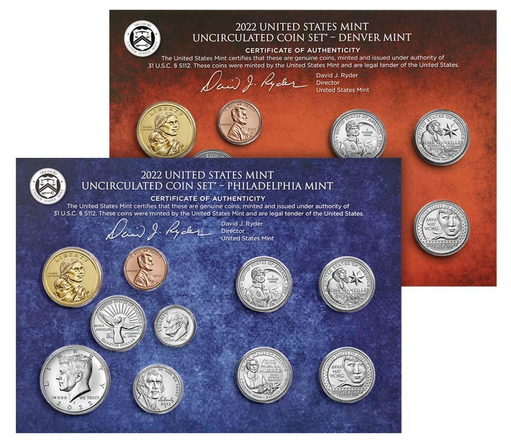 2017-S 225th Anniversary Enhanced Uncirculated Coin Set Box OGP & COA IN STOCK 
