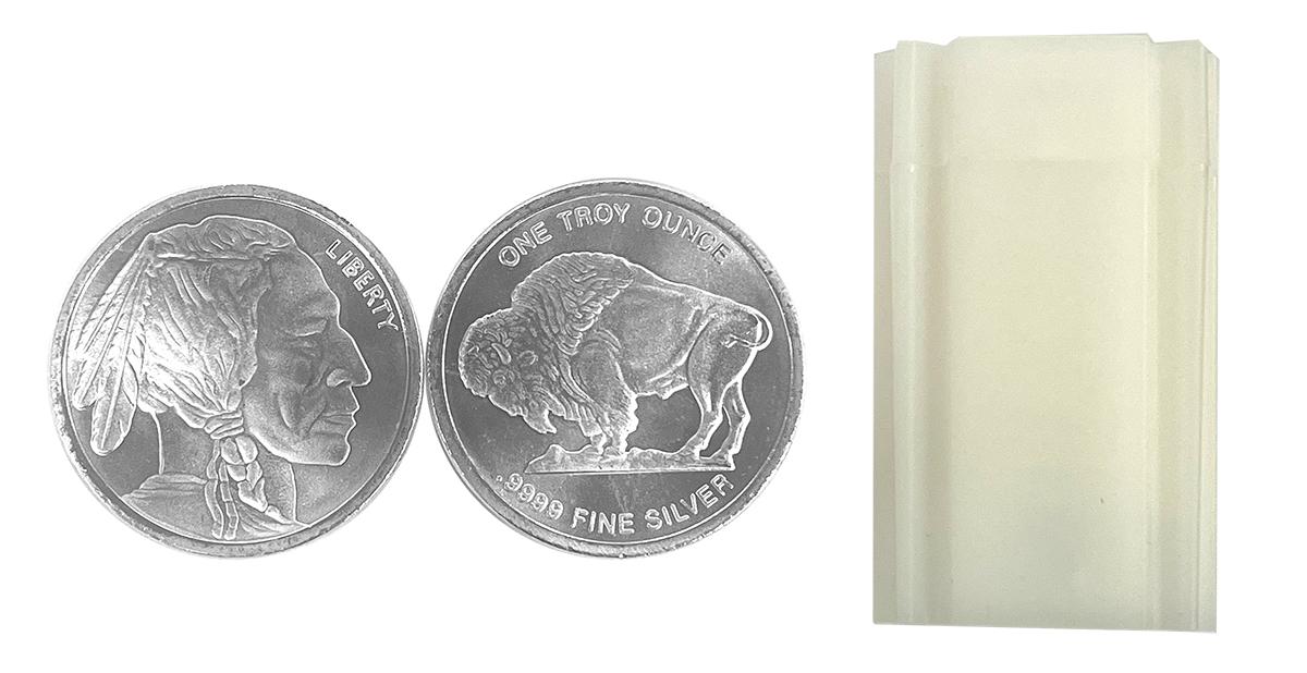 1-Ounce .999 Fine SILVER Rounds - Buffalo