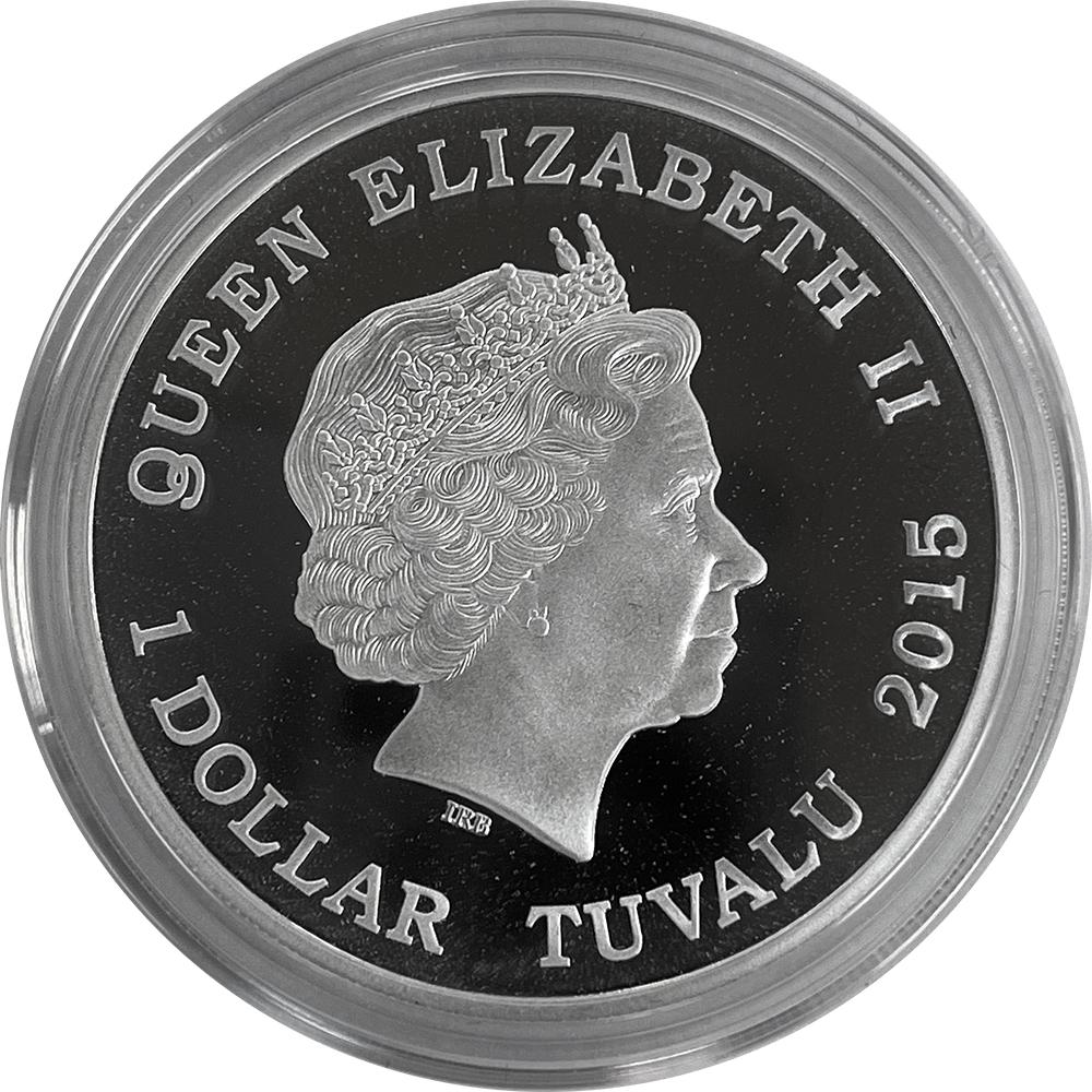 Star Trek 2015 Captain Kirk Tuvalu Silver Proof Coin Collector's Set